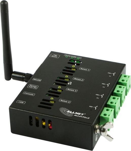 Produktbild Allnet MSR IO Zentrale ALL4175v2 / Netzwerk Schaltgerät 4fach Relais 230VAC/10A (Schaltaktor)