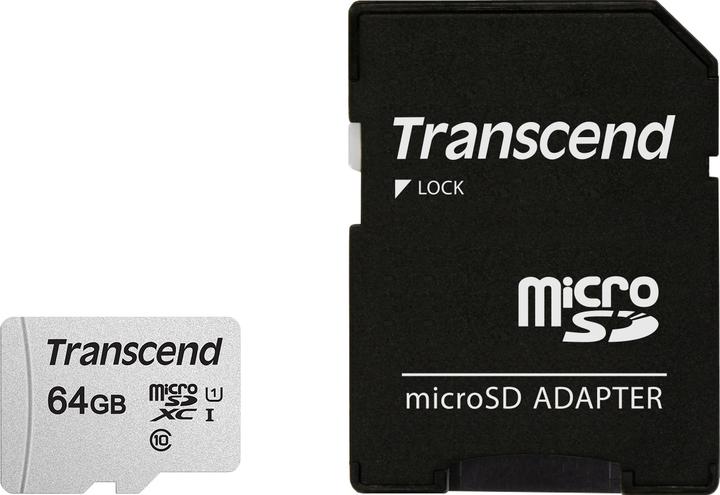 Image du produit Transcend USD300S (64 Go, microSDXC, U1, UHS-I)