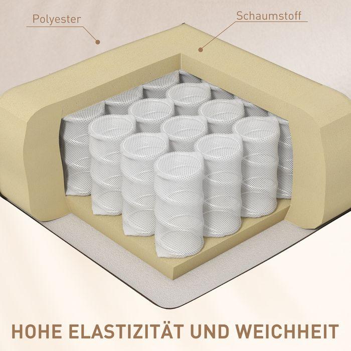 Actual product image Swisshandel24 Relaxsessel mit Massage und FB, Fernsehsessel, Mikrofaser, Beige