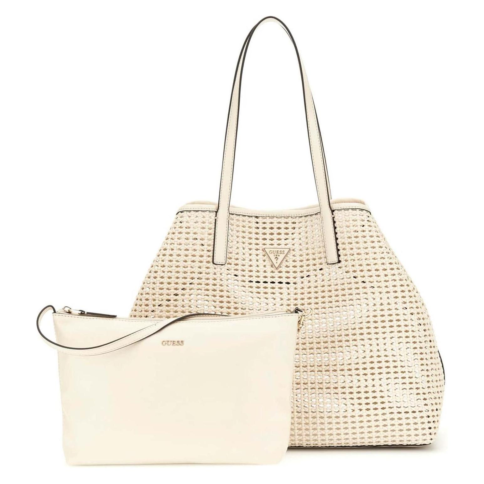 Guess, Damen, Tasche, Brigitta 2 In 1 Tote, Beige