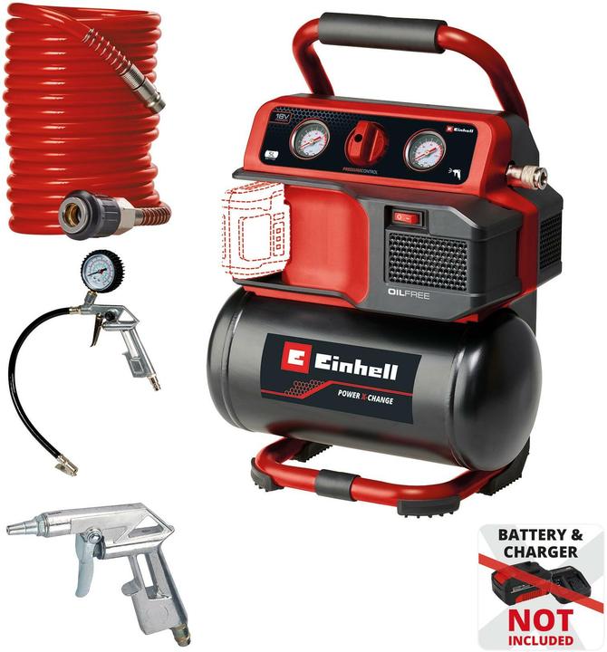 Produktbild Einhell Akku-Kompressor TE-AC 18/75 Li Set EX CH (5 l, 8 Bar)