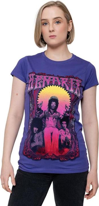 Immagine prodotto Jimi Hendrix Maglietta da donna/ragazzo Karl Ferris Wheel in cotone (M)