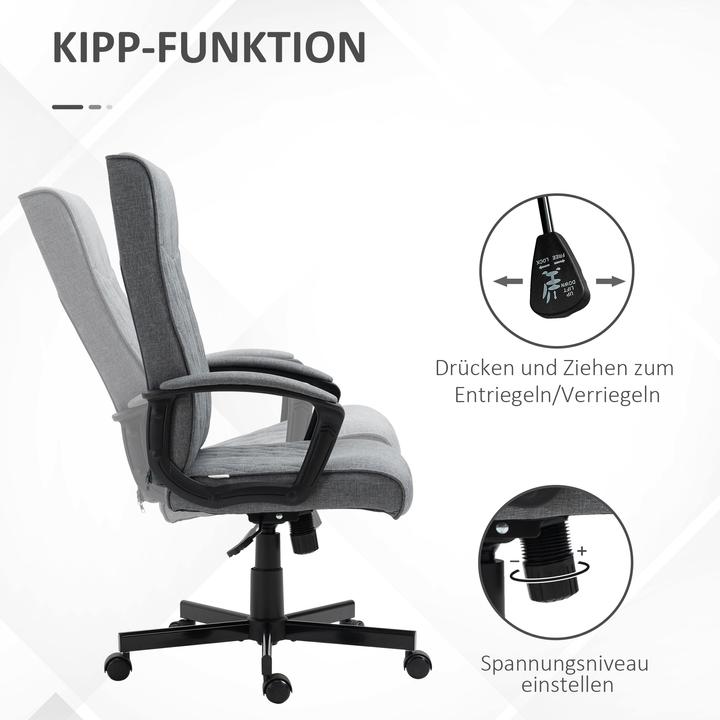 Produktbild Vinsetto Bürostuhl mit Gaslift
