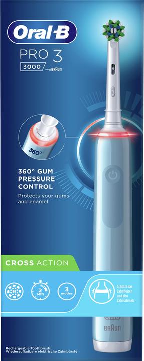 Oral-B Pro 3 3000 Cross Action (Oszillierende Zahnbürste)