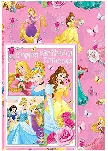 Produktbild Disney Princess Alles Gute zum Geburtstag Geschenkverpackungsset (Geschenkpapier, 1 x)