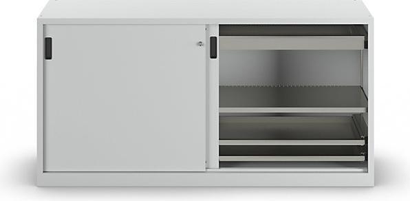 Produktbild Lista Schiebetürenschrank mit Vollblechtüren (200 cm, 100 cm)