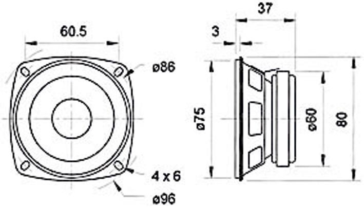 Immagine prodotto Visaton Altoparlante FR 8 full-range, 4 Ohm