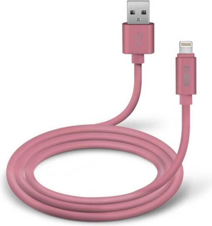 Produktbild SBS Lade- und Datenübertragungskabel Lightning Kollektion Polo (1 m, USB 2.0)