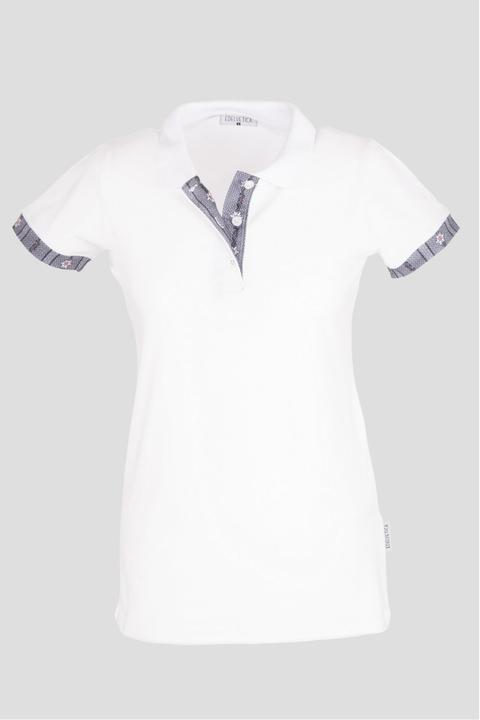 Produktbild Edelvetica Polo Shirt Edelweiss Krageninnenseite & Armabschluss Damen (S)