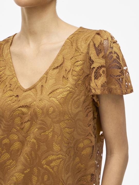 Produktbild Vila VISTASIA V-Ausschnitt Oberteil mit kurzen Ärmeln (M)