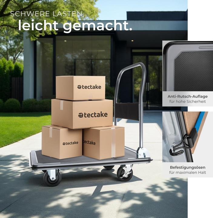 Produktbild tectake Plattformwagen (300 kg)