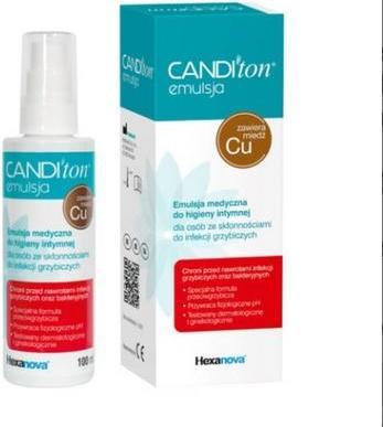 Actual product image Hexanova Canditon Emulsion Relieves Itching and Burning from Fungal Infections (100 ml, Intimate washing lotion)