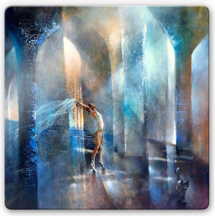 Image du produit Trenddeko Schmucker - Chat et danseuse (30 x 30 cm)