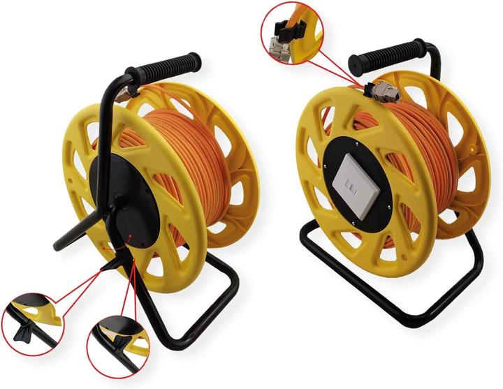 Produktbild Roline Inst.Kabel-Trmml Kat.6A S/FTP (SFTP, CAT6a, 60 m)