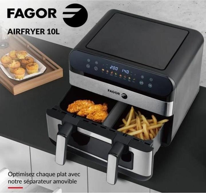 Actual product image Fagor Heissluftfritteuse Fgf10 2400 W 10 L