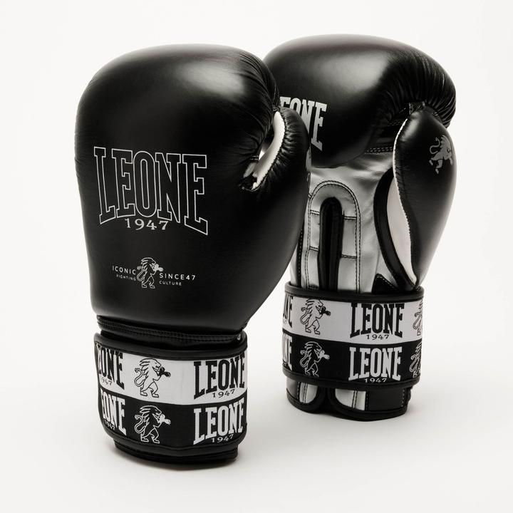 Produktbild Leone Iconic Boxhandschuhe Schwarz GN208 (16 OZ, One Size)