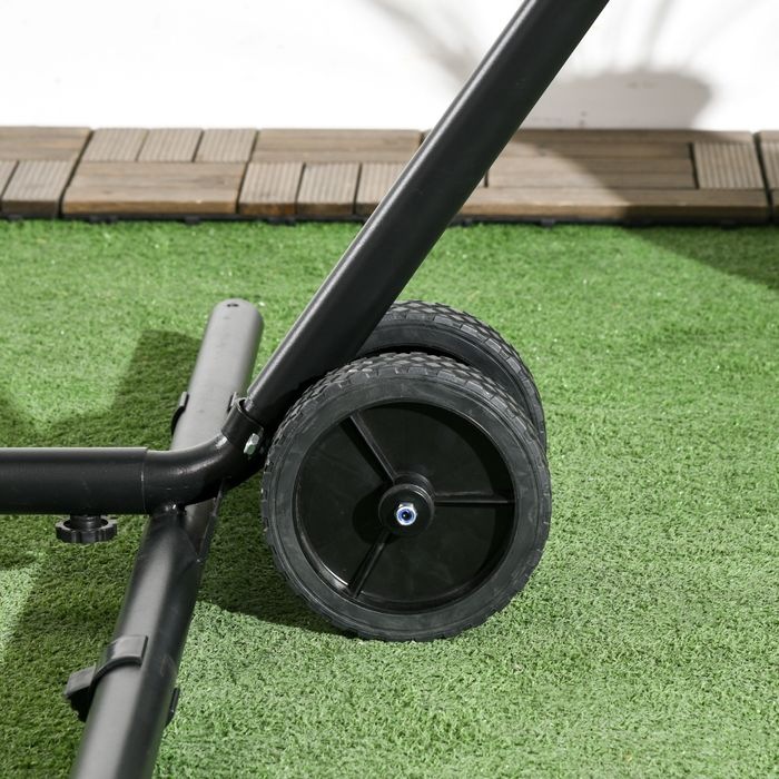 Image du produit Swisshandel24 Kit de roue pour hamac résistant aux intempéries, portable Roue universelle pour pied de hamac