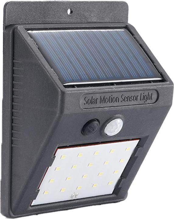 Casativo 4er-Set Solar-LED-Wandleuchte mit Bewegungsmelder, 20 SMD LEDs (480 lm, IP44)