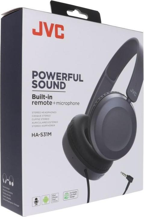 Image du produit JVC HA-S31M-A (supra-auriculaire, OUI, couleur bleue) (ANC, Filaire)