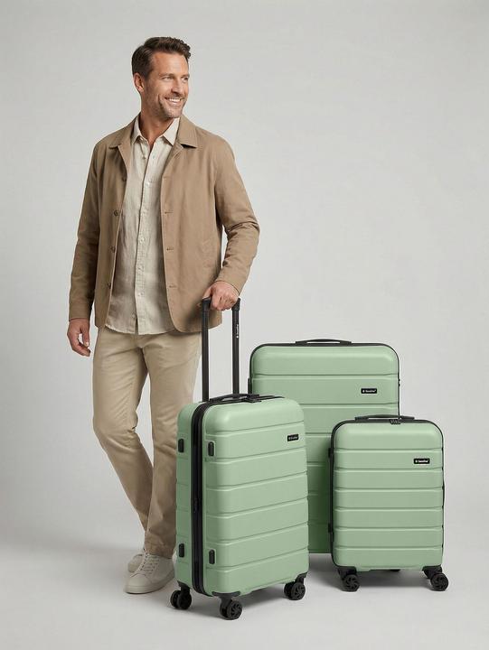 Produktbild Saxoline Miami 4 Rollen Kofferset 3-teilig mit Dehnfalte (207 l)