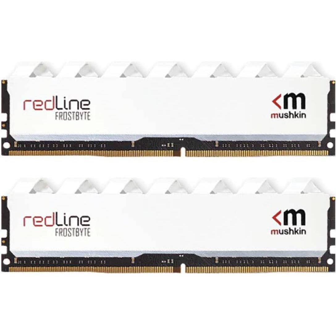 Mushkin RAM D4 3600 64GB C18 Redline K2 (2 x 32GB, 3600 MHz, DDR4-RAM, DIMM), RAM, Weiss