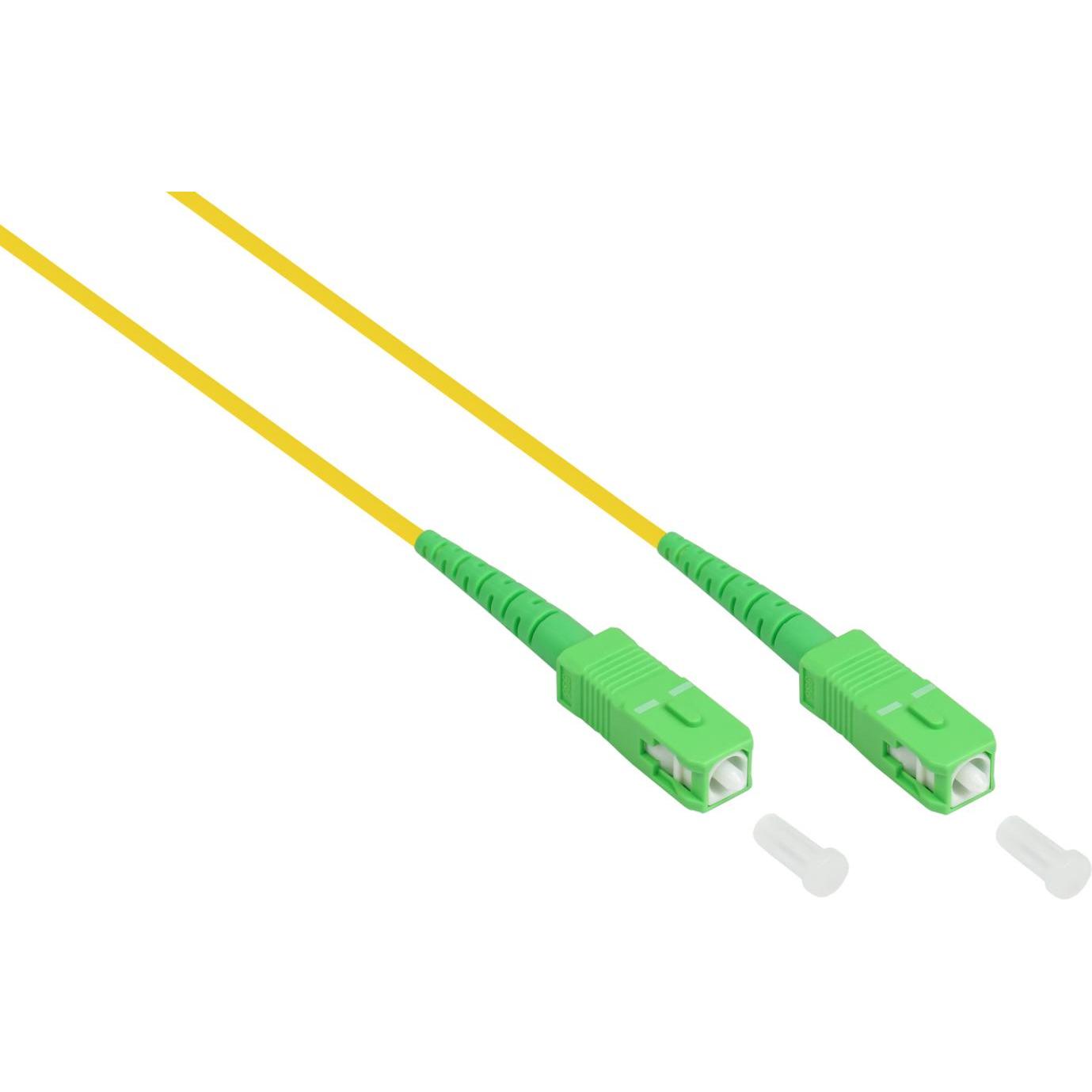 Good Connections Patchkabel LWL Simplex OS2 7,50m LC/SC Singlemode (CAT6, 7.50 m), Netzwerkkabel