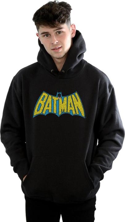 Immagine prodotto Batman Crackle Logo Felpa con Cappuccio Uomo (3XL)
