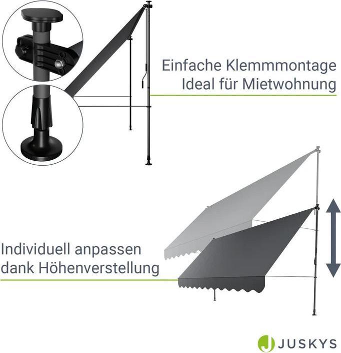 Actual product image Juskys Klemmmarkise Kapstadt (4 m)