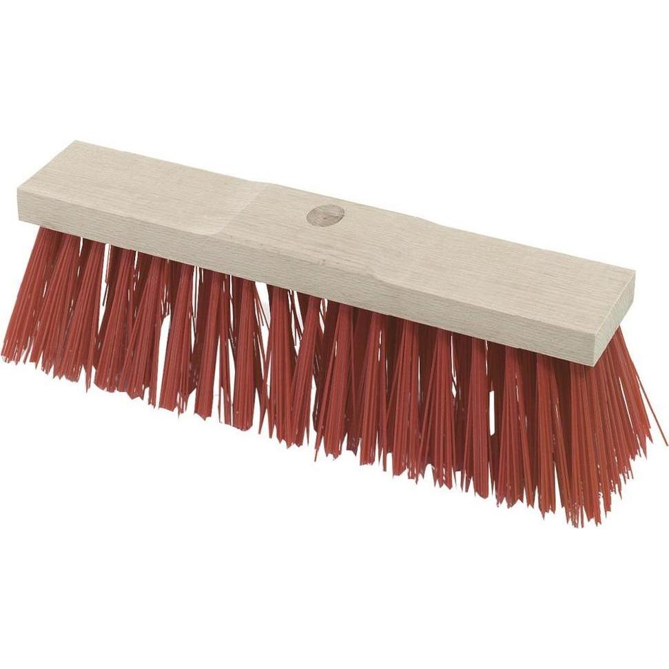 Fortis Strassenbesen 50 cm Elaston, Reinigungsutensil, Rot