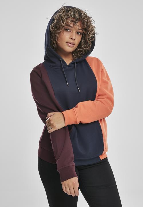 Immagine prodotto Urban Classics Felpa con cappuccio Tripple da donna (XXL)