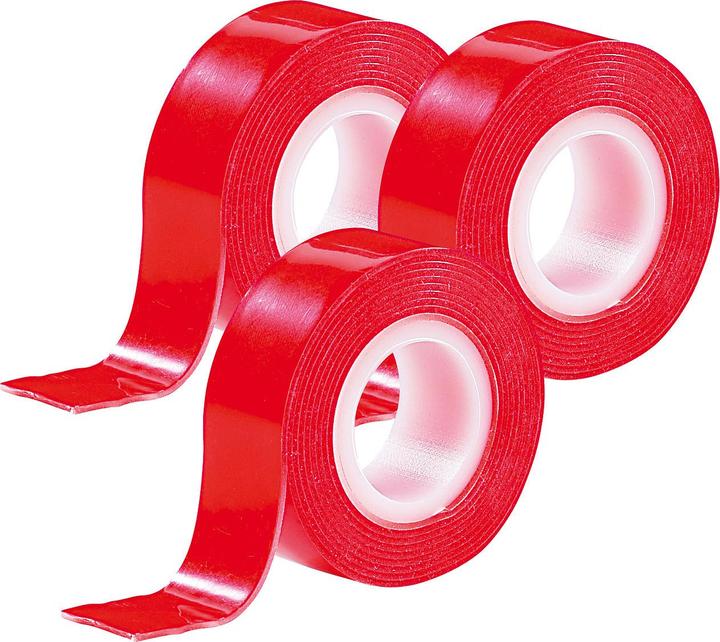 Immagine prodotto AGT Nastro biadesivo "Power ZIP", confezione da 3