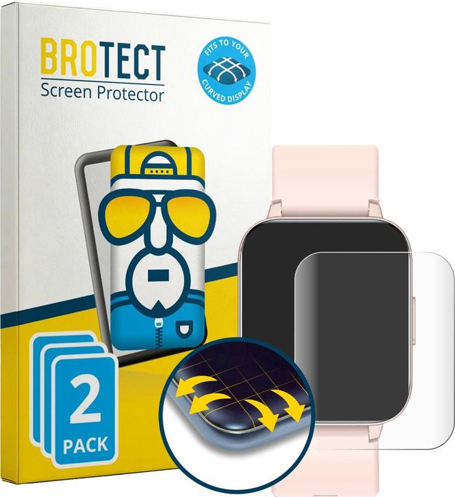 Produktbild BROTECT Fullscreen für Huakua G20 1.69" Schutzfolie Displayschutz Folie Klar Transparent