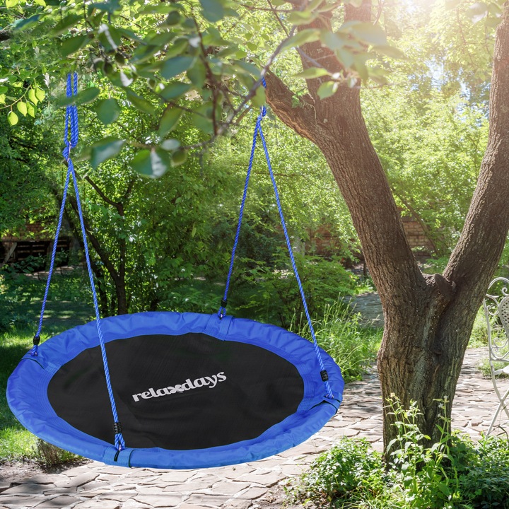 Actual product image Relaxdays 110 cm Nest Swing
