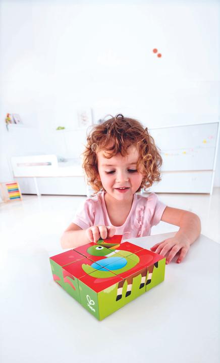 Produktbild Hape Blockpuzzle Bauernhof (9 Teile)