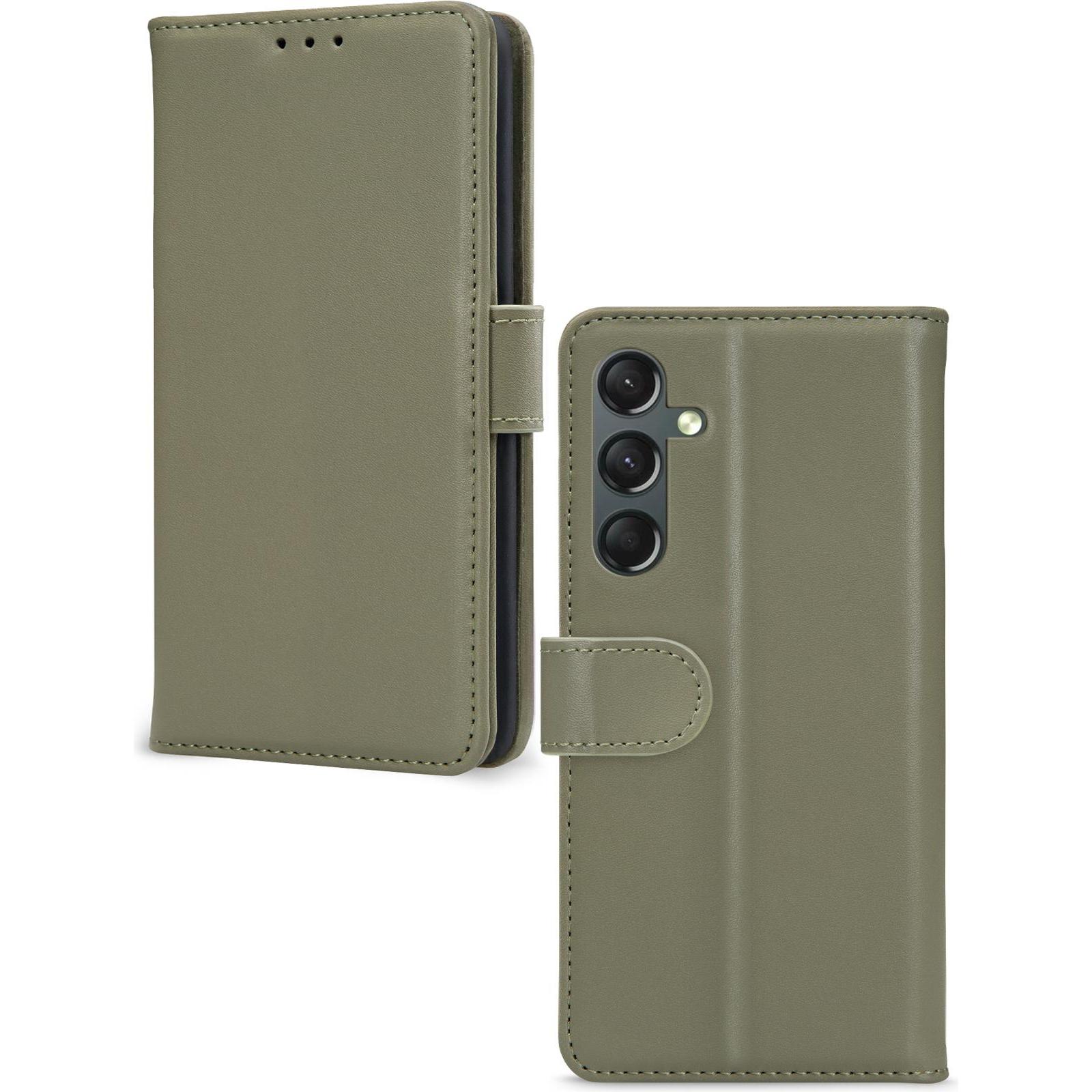Mobilize Premium Gelly Wallet (Samsung Galaxy A24), Smartphone Hülle, Grün