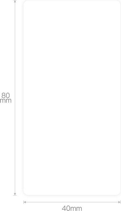 Produktbild Niimbot Etiketten Rolle 40 x 80 mm Weiss 95 St (40 mm)