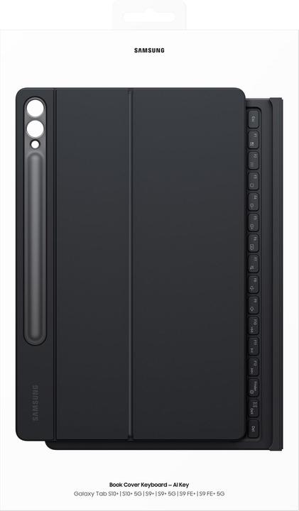 Actual product image Samsung Galaxy Book Cover Keyboard with AI (CH, Galaxy Tab S9+, Galaxy Tab S9 FE+, Galaxy Tab S10+)