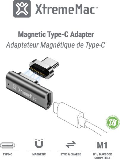 Immagine prodotto XtremeMac Magnetic Type-C Adapter (0.03 m, USB 3.0)
