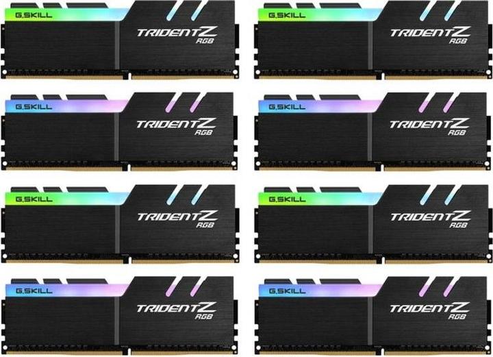 Produktbild G.Skill Trident Z RGB (8 x 32GB, 3200 MHz, DDR4-RAM, U-DIMM)