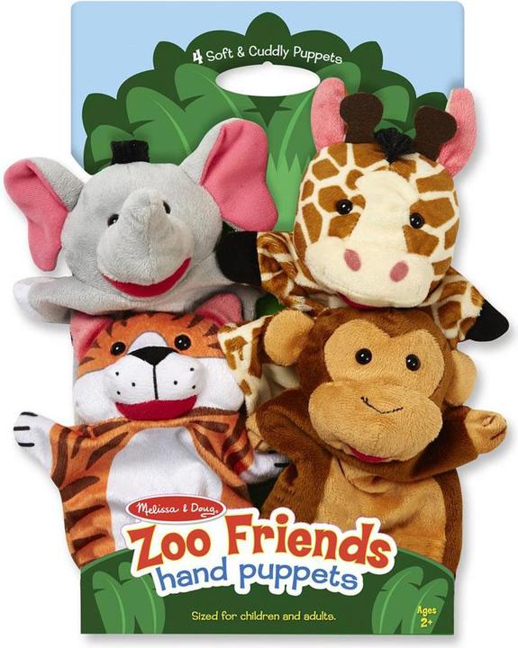 Productafbeelding Melissa & Doug Zoo Friends Hand Puppets