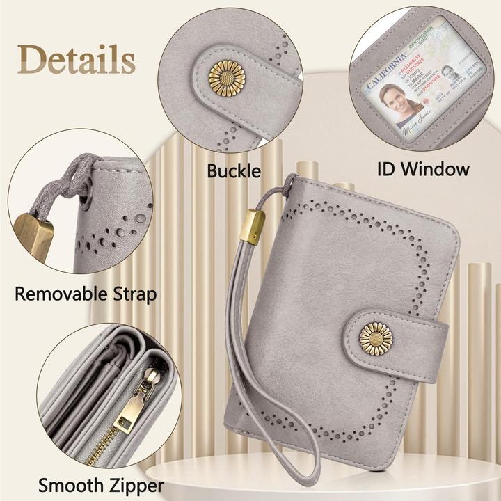 Produktbild Only-Bags.Store Brieftasche Grosse Kapazität PU-Leder Vintage Brieftasche