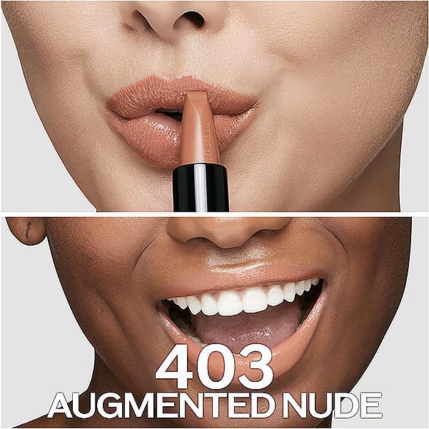 Actual product image Shiseido Technosatin Gel Lipstick No 403 (403 AUGMENTED NUDE)