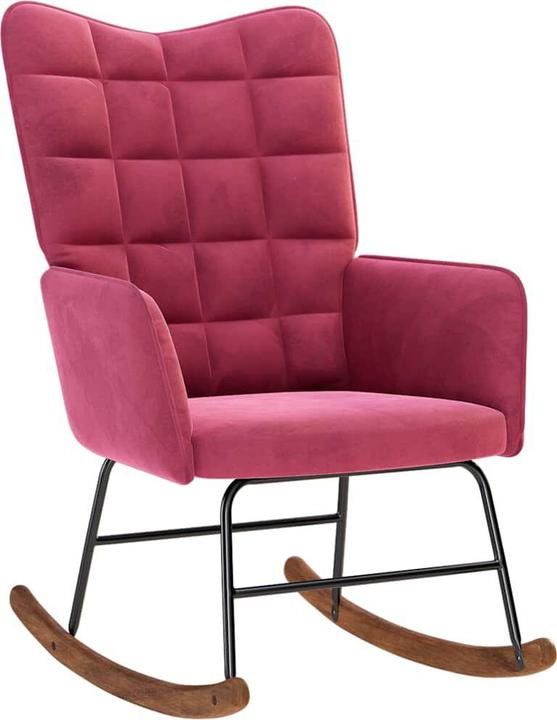 Produktbild vidaXL Schaukelstuhl mit Hocker