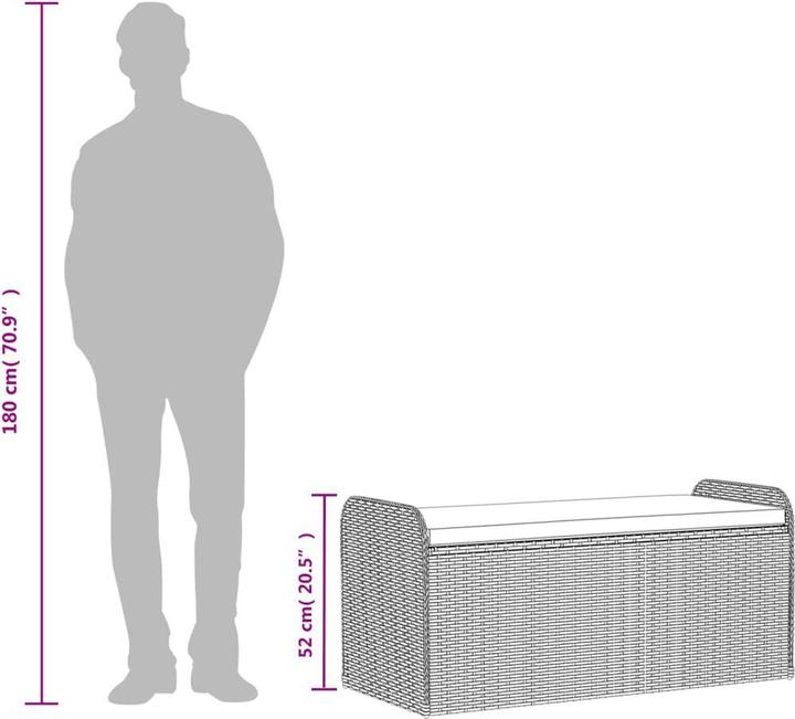 Actual product image vidaXL Bank