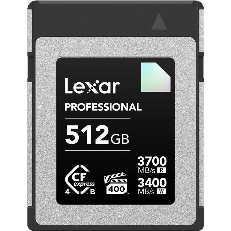 Lexar CFexpress PRO 4.0 Type B DIAMOND Series 512GB - R3700/W3400MB/s - VPG400 (512 GB, CFexpress tipo B), Scheda di memoria