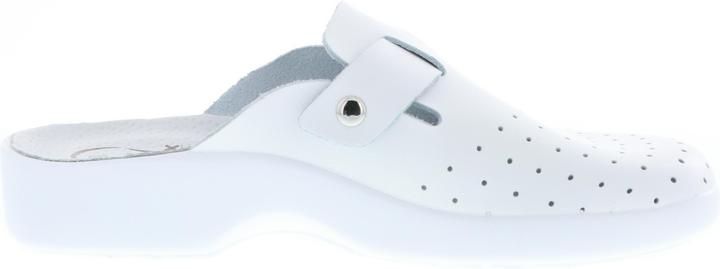 Produktbild Saniflex Herren Clogs Arzt Praxis Arbeitsschuhe EN ISO 20347:2012 OB-E-SRC weiss (45)