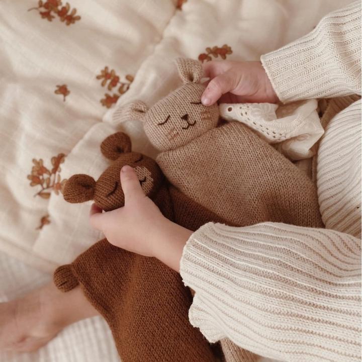 Image du produit Main Sauvage Doudou tricoté Bunny Sand