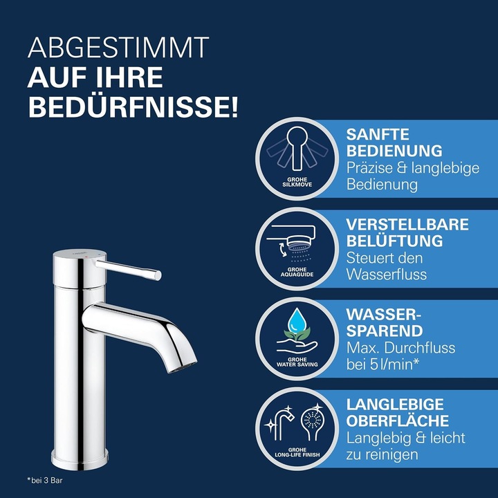 Image du produit Grohe Essence Mitigeur de lavabo à une main S-Size
