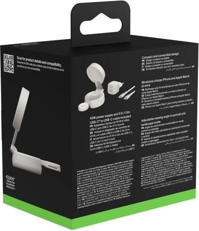 Image du produit Belkin UltraCharge Qi2 Compact 2 en 1 (25 W)