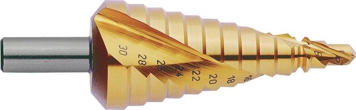 Actual product image Exact HSS step drill set 3 pieces 4 (4 - 12, 4 - 20, 6 - 30)
